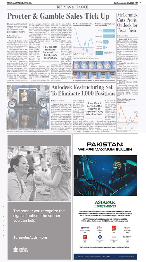 WSJ placement preview